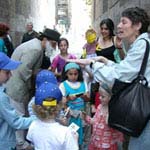 Jewish tour with kids